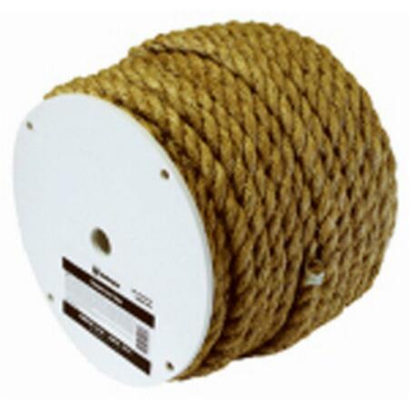 THE MIBRO GROUP 0.75 x 100 in. Twisted Sisal Rope, Natural 235080